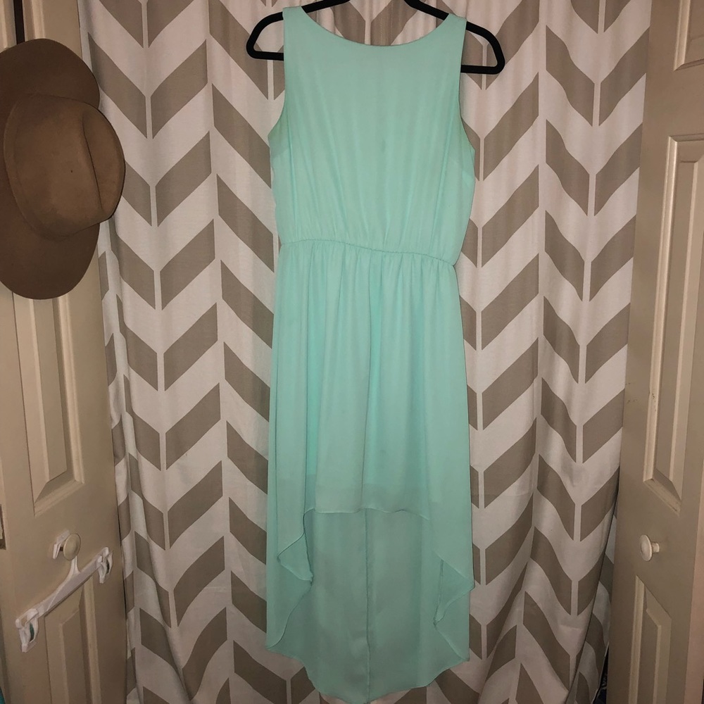 Charming Charlie High-low Mint Dress